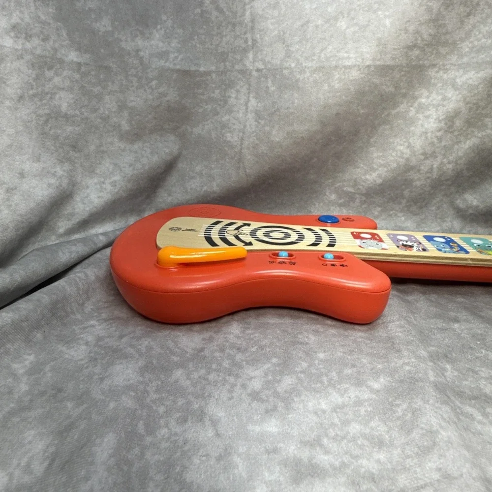 Baby Einstein Musical Wooden Electric Guitar Toy Strum Along Songs Montessori